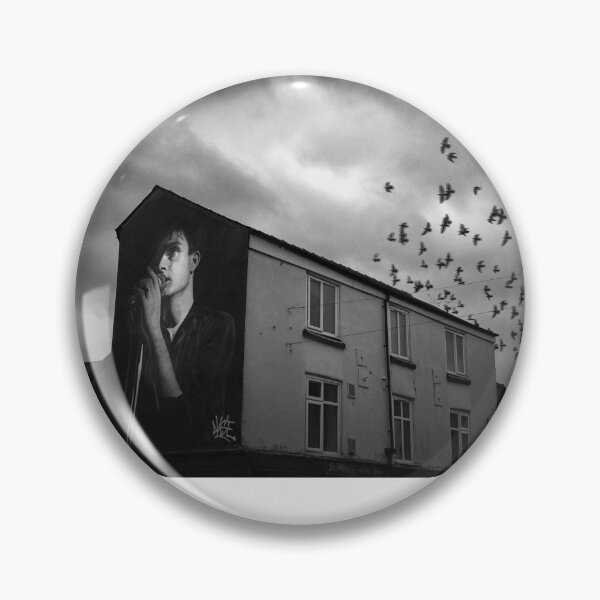 Item preview, Ian Curtis mural photo Mill St Macclesfield UK designed and sold by Local gifts from HotpixUK .