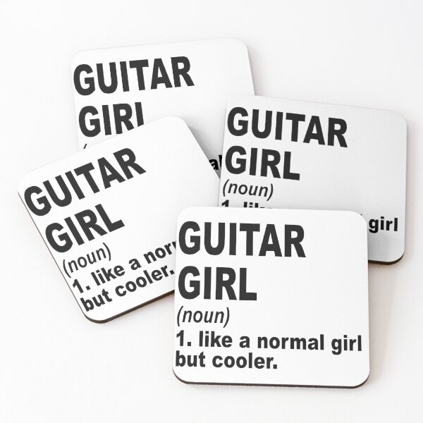 Item preview, Guitar Girl Like A Normal Girl But Cooler,Guitar Lovers Gift designed and sold by Dogs Geeky⭐⭐⭐⭐⭐.