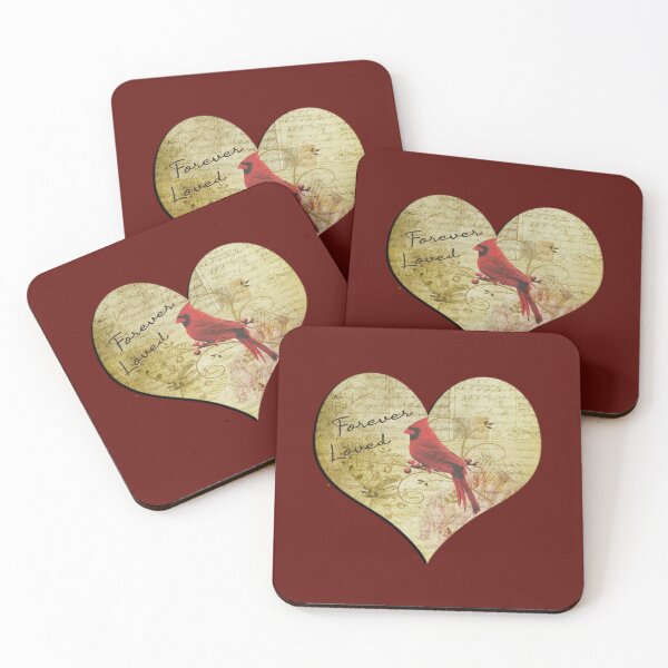 Item preview, Inspirational Quote Forever Loved Cardinal designed and sold by tamdevo1.