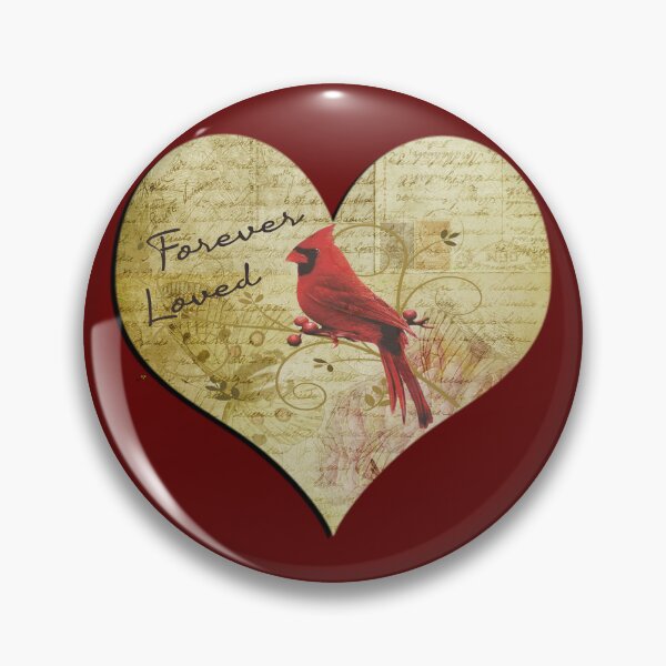 Item preview, Inspirational Quote Forever Loved Cardinal designed and sold by tamdevo1.
