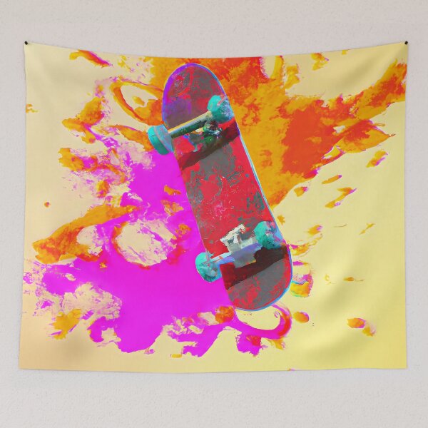 Item preview, Paint splash Skateboarder designed and sold by Glenn Slingsby.