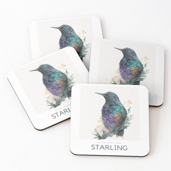 Item preview, British Garden Birds: Starling designed and sold by andreipopescu.