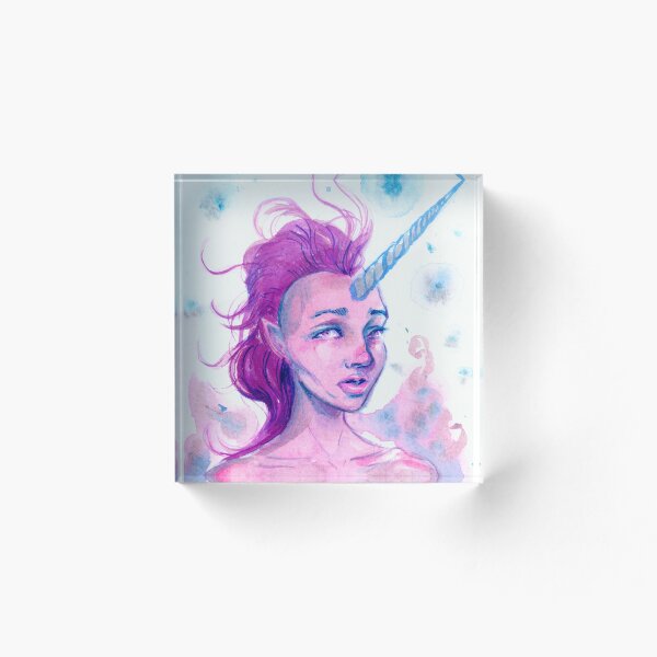 Item preview, Unicorn Boy - Fantasy Face Series designed and sold by aztlanean.