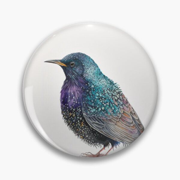 Item preview, British Garden Birds: Starling designed and sold by andreipopescu.
