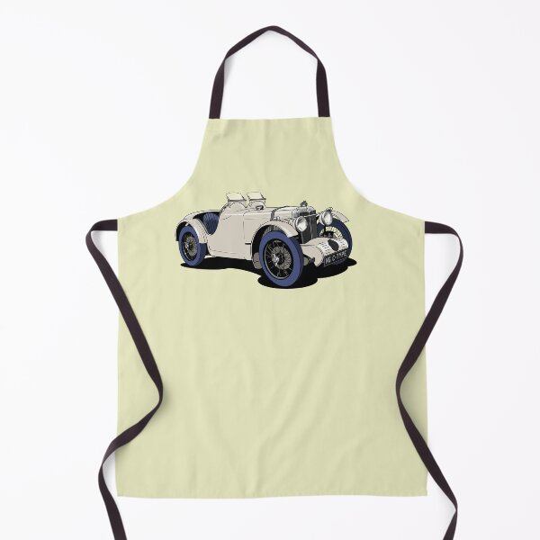 Item preview, White MG C-Type vintage sports car designed and sold by Webazoot Industries - Car Art.