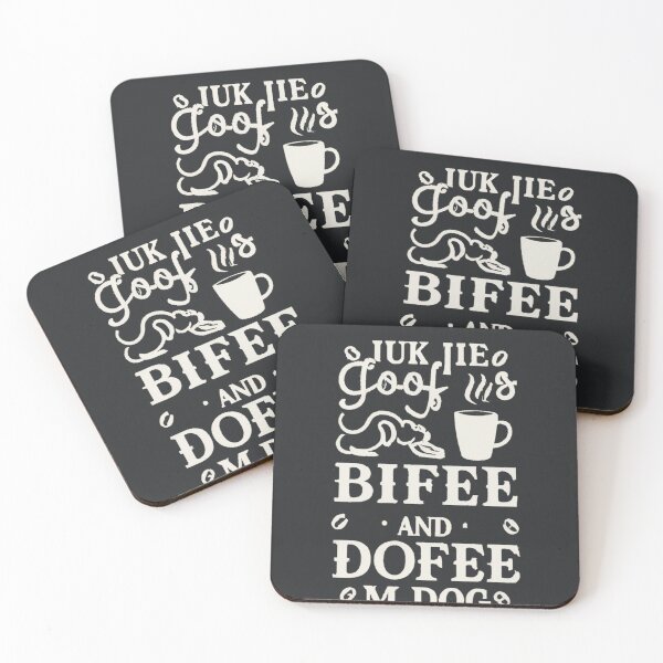 Item preview, Dogs Books And Coffee Dog Reader Coffee Quote designed and sold by SR8891.