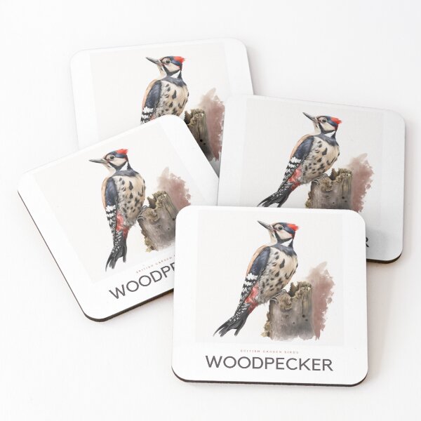 Item preview, British Garden Birds: Woodpecker designed and sold by andreipopescu.