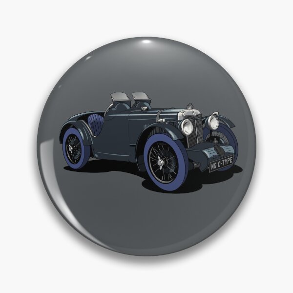 Item preview, MG C-Type vintage sports car designed and sold by Webazoot Industries - Car Art.