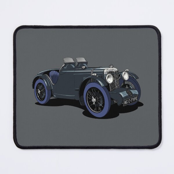 Item preview, MG C-Type vintage sports car designed and sold by Webazoot Industries - Car Art.