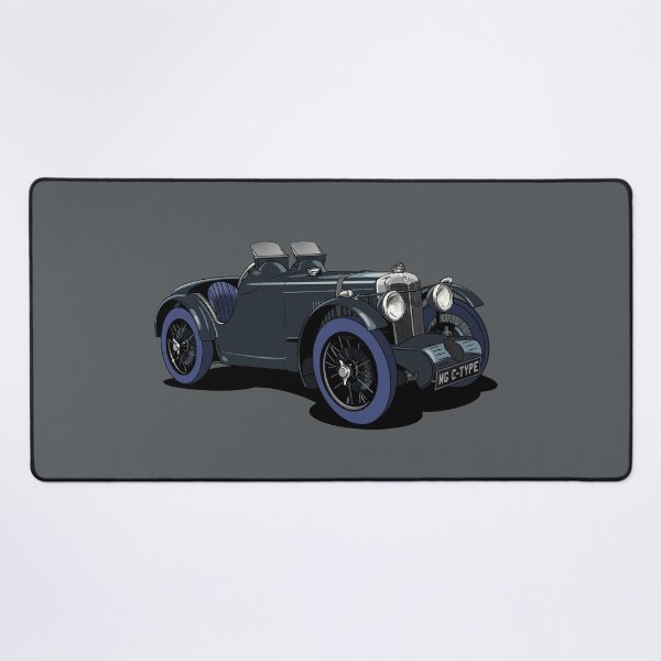 Item preview, MG C-Type vintage sports car designed and sold by Webazoot Industries - Car Art.
