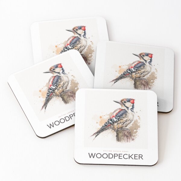 Item preview, British Garden Birds: Woodpecker designed and sold by andreipopescu.