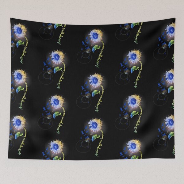 Item preview, Arthrogryposis Awareness Sunflower designed and sold by DomenicoBarone.