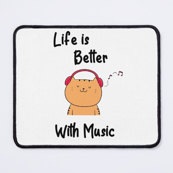 Item preview, Life is Better with Music designed and sold by HappyLifeCreate.