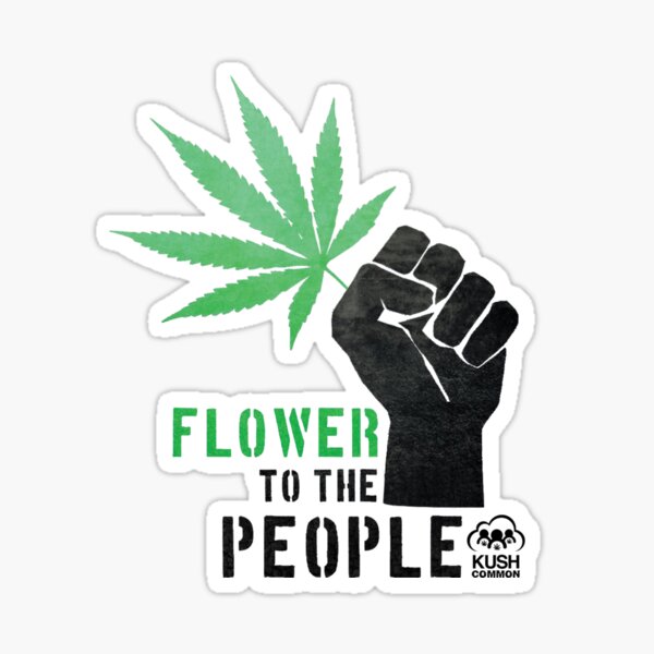 Flower to the People Sticker