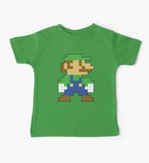 Super Mario 3D World Luigi Sprite Baby Tee