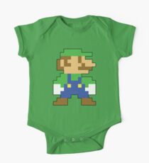 Super Mario 3D World Luigi Sprite Baby Body Kurzarm