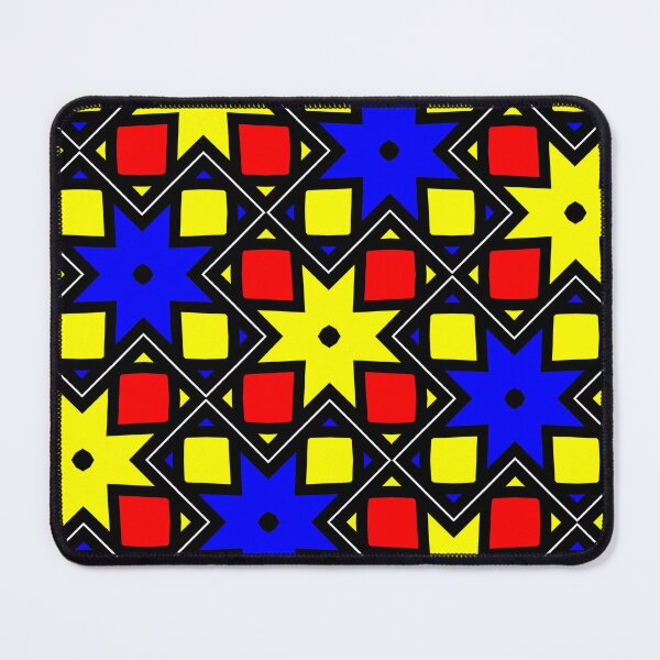 Item preview, Pythagorean abstract primary colors pattern designed and sold by aapshop.