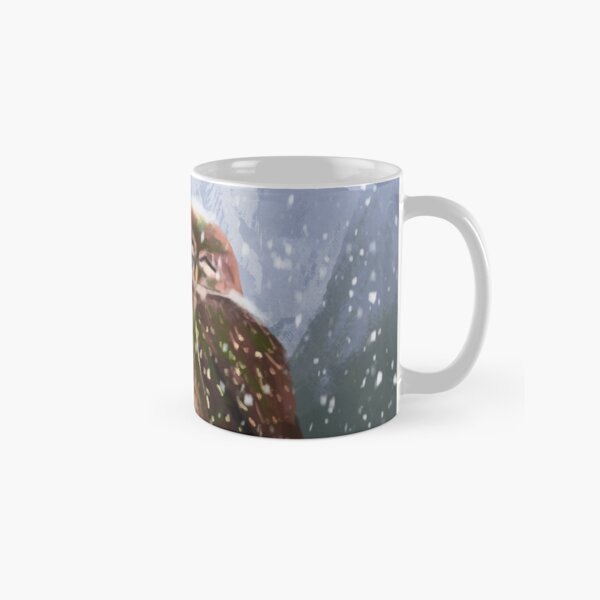 Item preview, Cute Owl Pair in the Snow designed and sold by Polar-Paints.