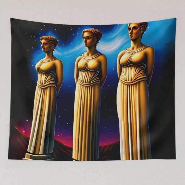 Item preview, Caryatids nebula sky designed and sold by BigBrainArtwork.