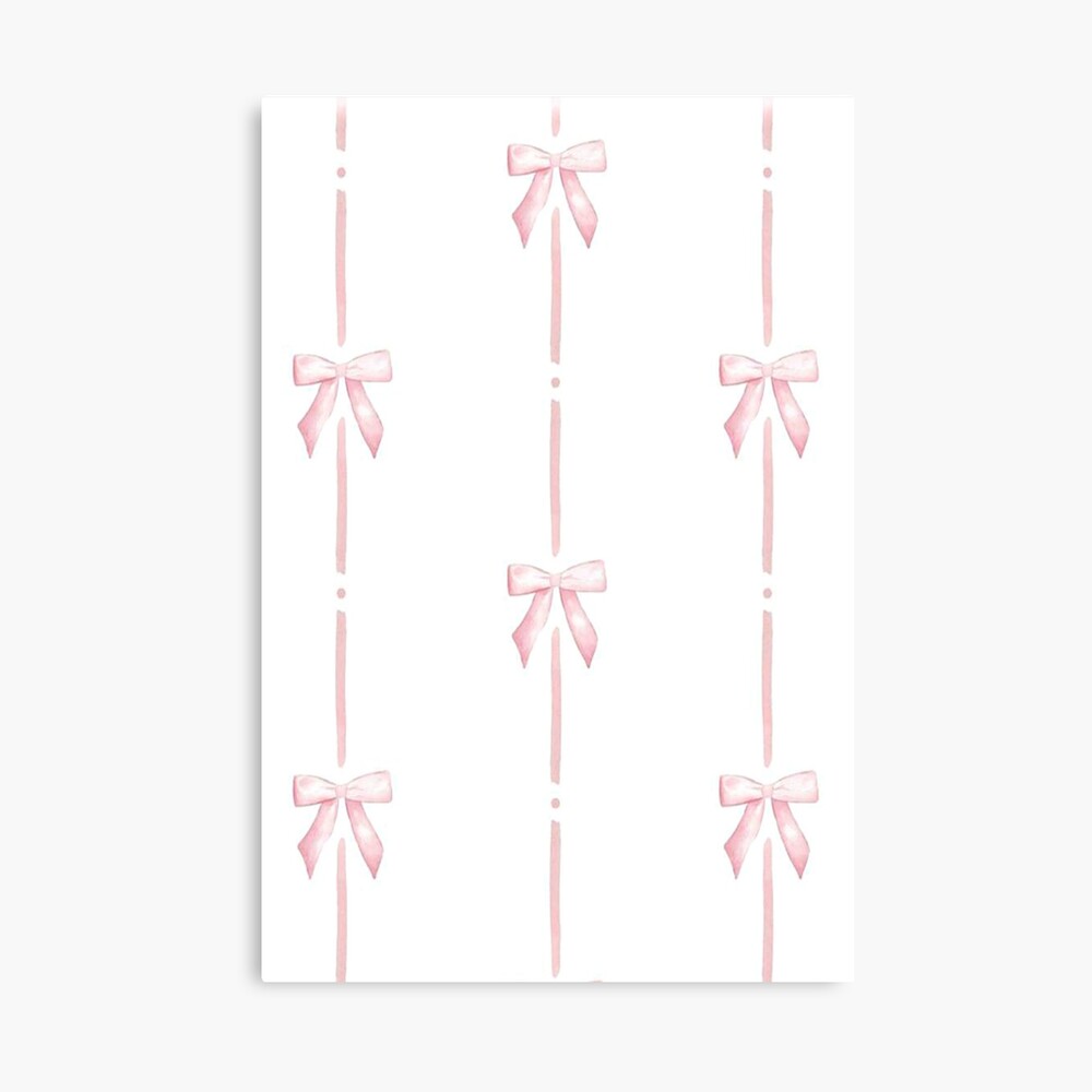 Pink bow ribbon coquette  Art Board Print for Sale by Pixiedrop