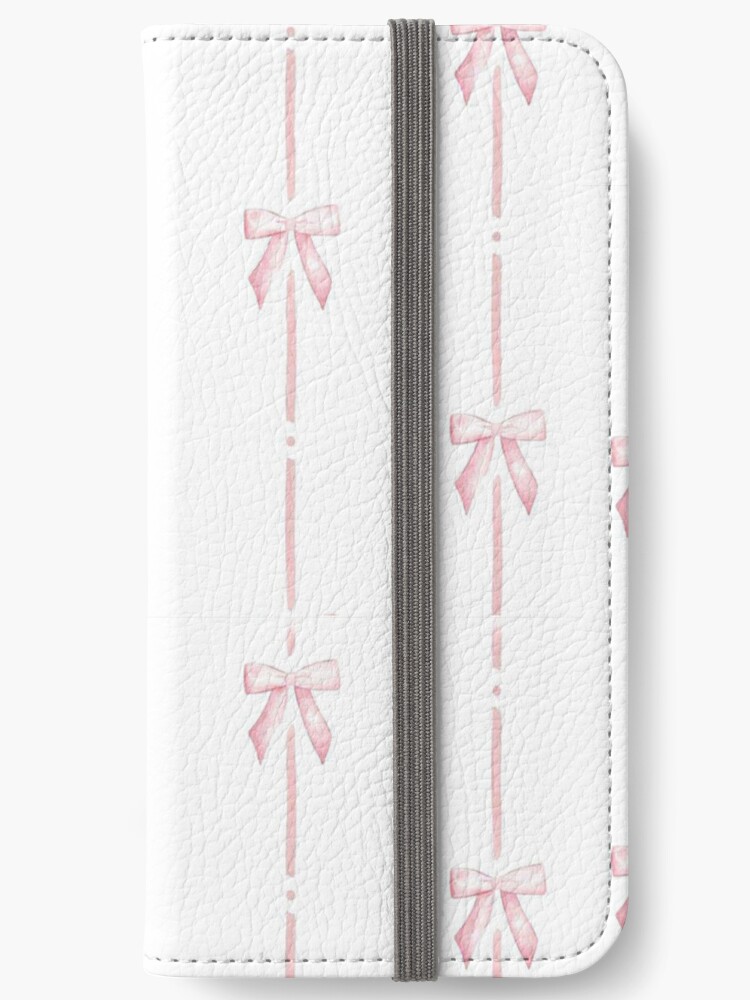 Coquette balletcore pink ribbon bow | Magnet