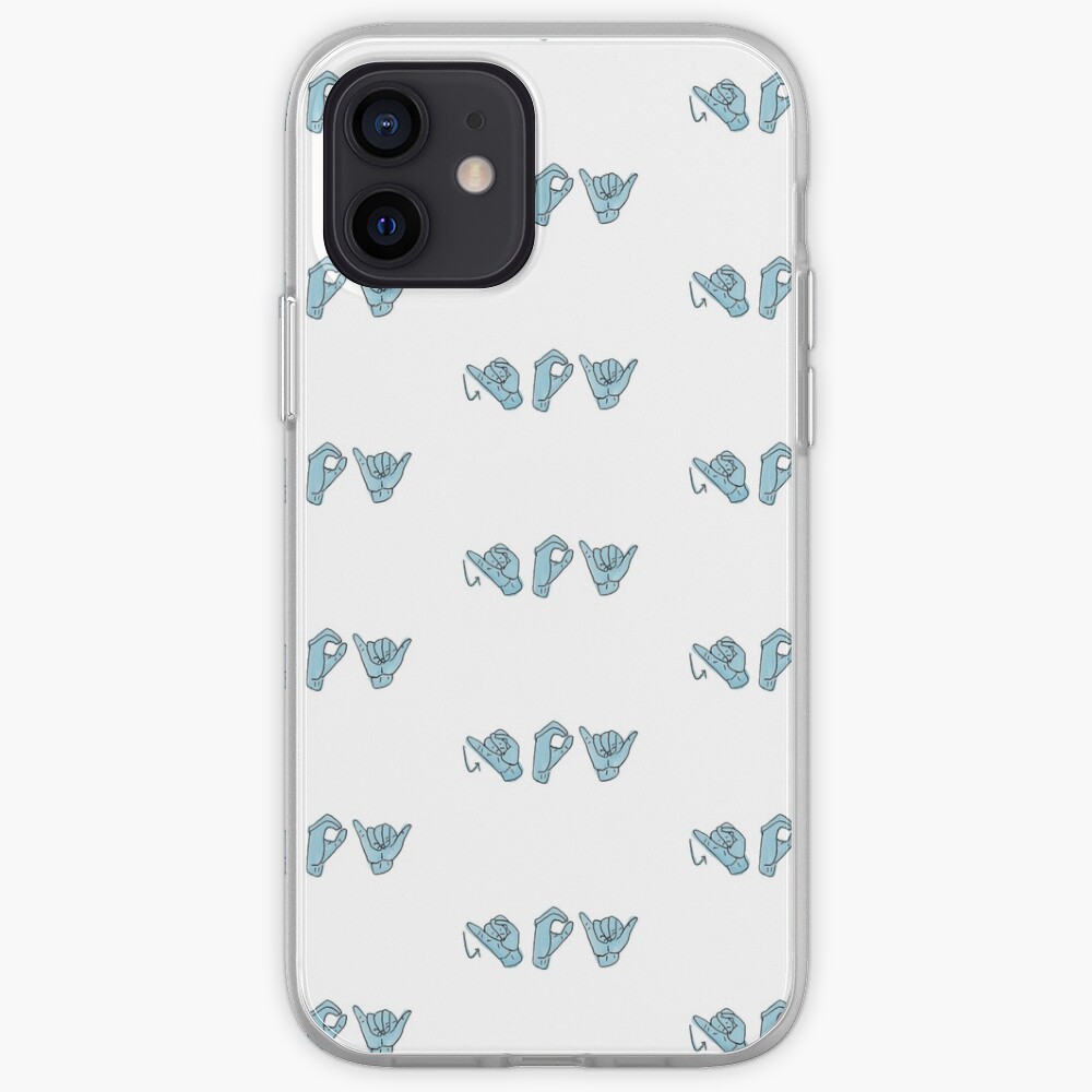 Joy ASL in blue iPhone Case & Cover