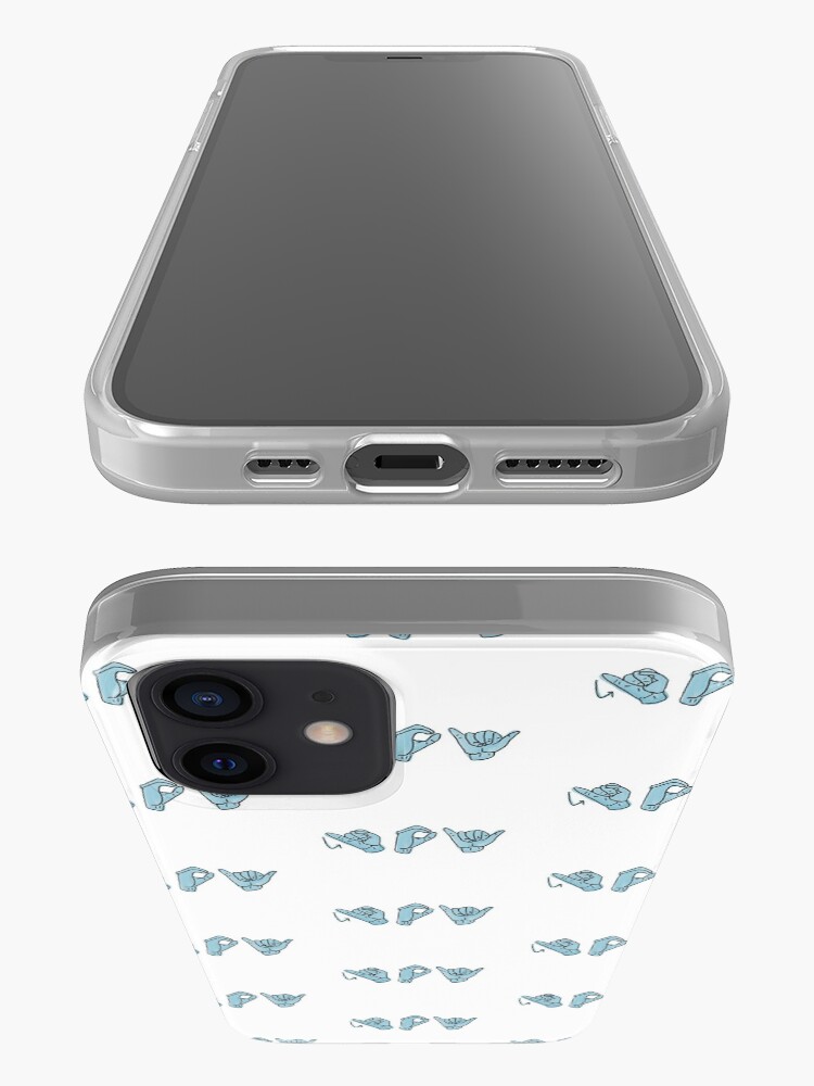 Alternate view of Joy ASL in blue iPhone Case & Cover