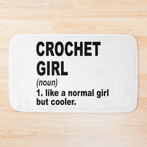 Item preview, crochet Sister,crochet girl like a normal girl but cooler designed and sold by Dogs Geeky⭐⭐⭐⭐⭐.