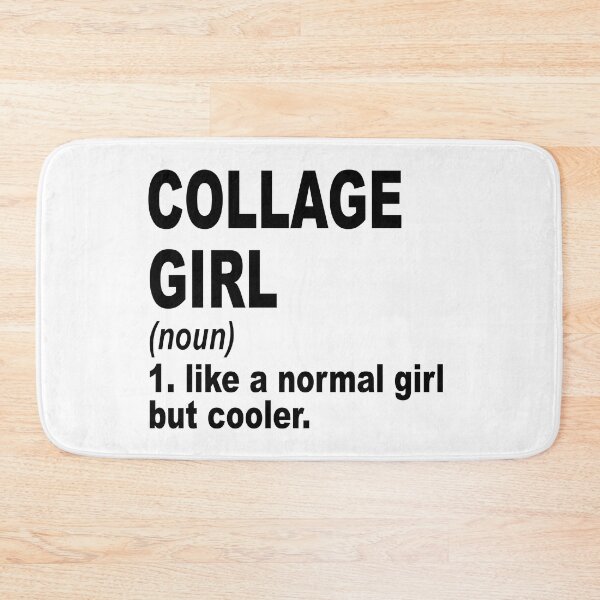 Item preview, collage Girl Like A Normal Girl But Cooler,collage Lovers Gift designed and sold by Dogs Geeky⭐⭐⭐⭐⭐.