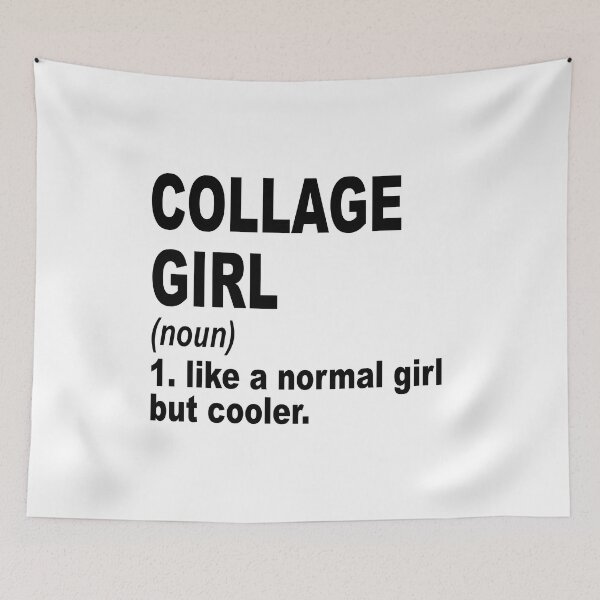 Item preview, collage Girl Like A Normal Girl But Cooler,collage Lovers Gift designed and sold by Dogs Geeky⭐⭐⭐⭐⭐.