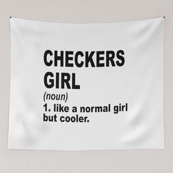 Item preview, checkers Sister,checkers girl like a normal girl but cooler designed and sold by Dogs Geeky⭐⭐⭐⭐⭐.