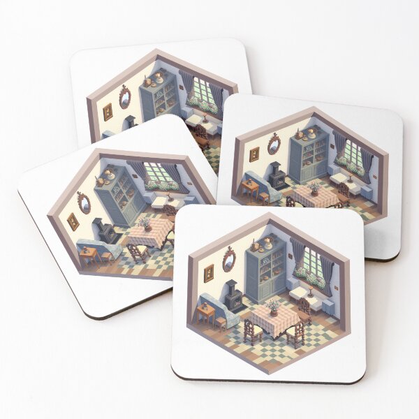 Item preview, A Cottage Kitchen, Isometric Room designed and sold by Slice-Of.