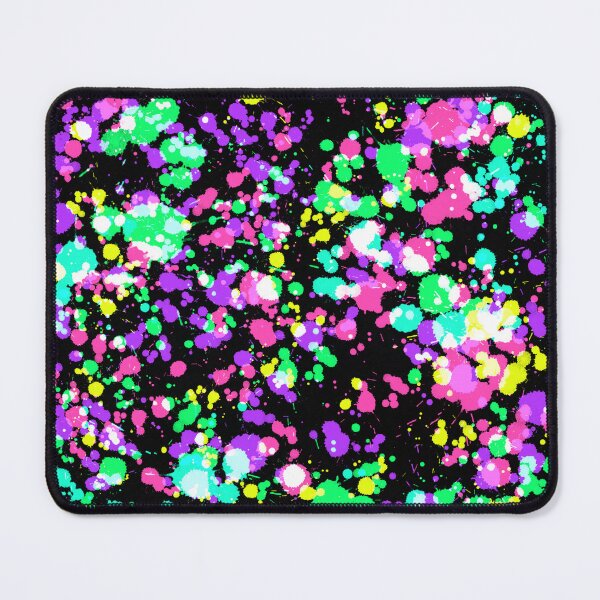 Item preview, Neon paint splatter, Black background designed and sold by TheBigBlue.