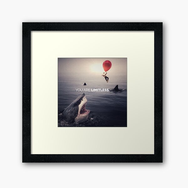You Are Limitless, Like A Balloon Framed Art Print