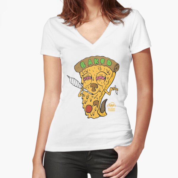 Baked Fitted V-Neck T-Shirt