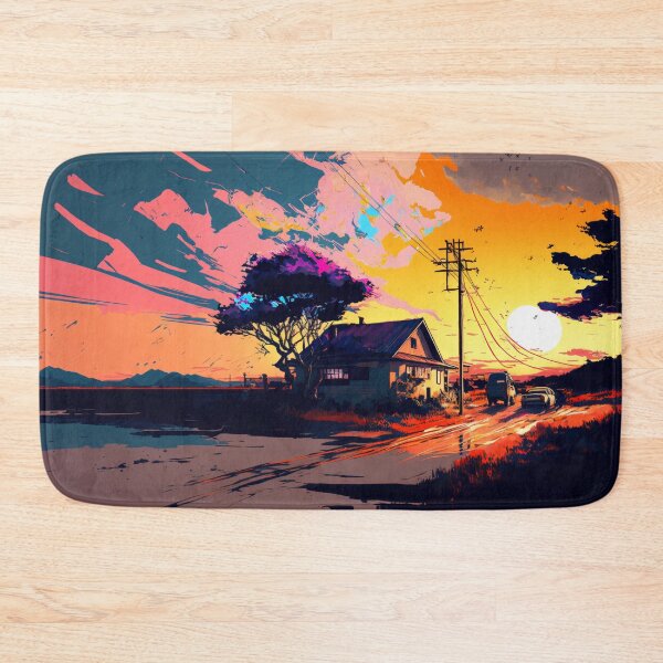 Item preview, Sunset in a Rural Setting: Number 4 designed and sold by Left-Hand-Tree.