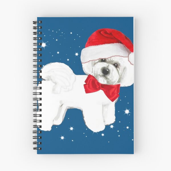 Item preview, Bichon Frise Christmas Santa hat, Holiday gift, Christmas gift, Santa dog, Cute dog,  designed and sold by MagentaRose.