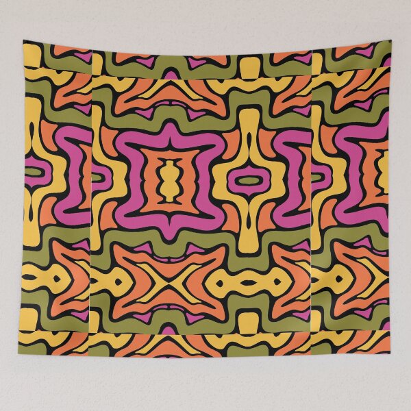 Item preview, Retro Liquid Pattern designed and sold by SAM FRITA.