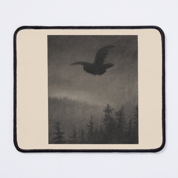 Item preview, Theodor Kittelsen Black Death  Autumn Evening designed and sold by TeeARTHY.
