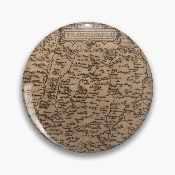Item preview, Medieval Map of Transylvania 1566 designed and sold by GatorDesign.