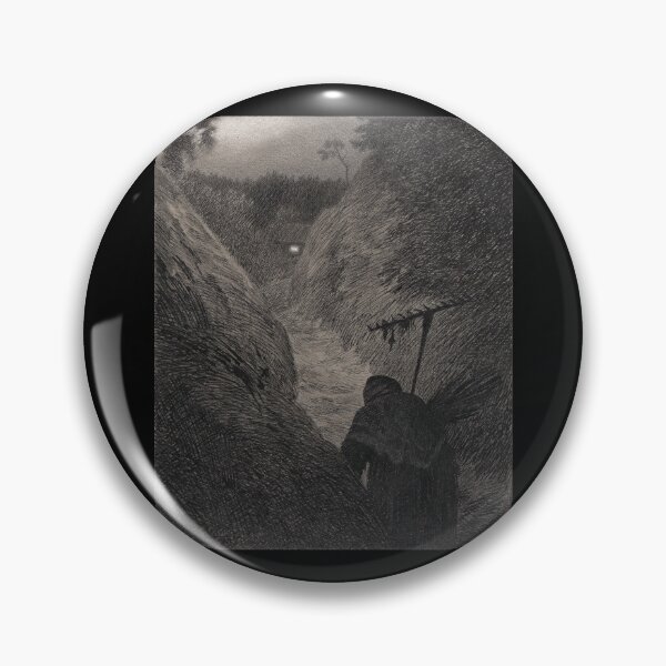 Item preview, Theodor Kittelsen Illustration of the Black Death Pesta Comes designed and sold by TeeARTHY.