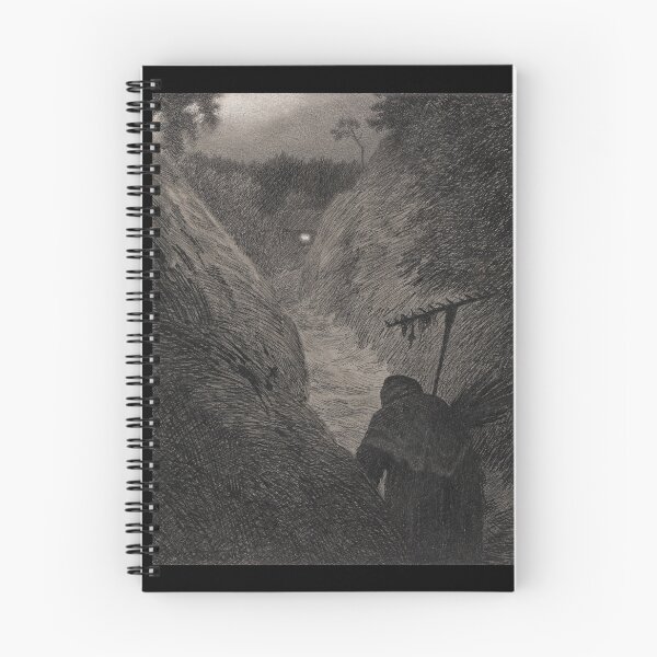 Item preview, Theodor Kittelsen Illustration of the Black Death Pesta Comes designed and sold by TeeARTHY.