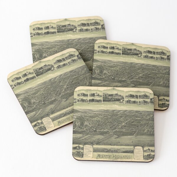 Item preview, Atlantic Highlands, New Jersey (1894) designed and sold by allhistory.
