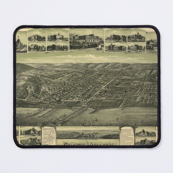 Item preview, Atlantic Highlands, New Jersey (1894) designed and sold by allhistory.