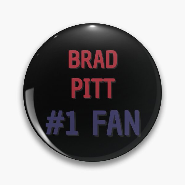 Item preview, Brad Pitt - #1 Fan designed and sold by Rybariuns.