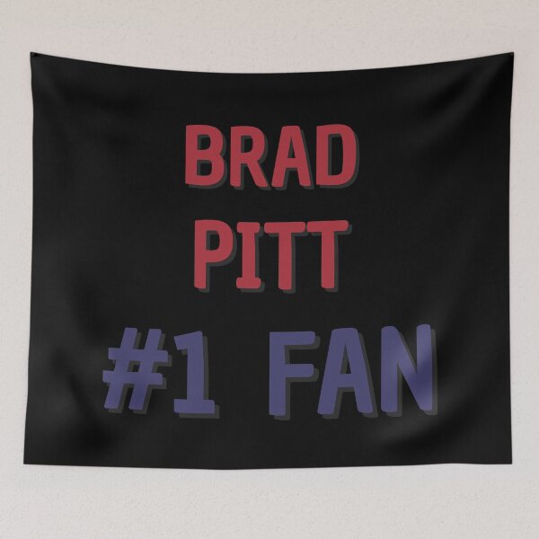 Item preview, Brad Pitt - #1 Fan designed and sold by Rybariuns.