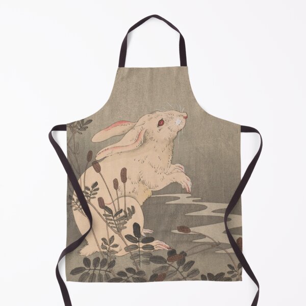 Item preview, Rabbit in moonlight by Ohara Koson HD designed and sold by IliaLobell.