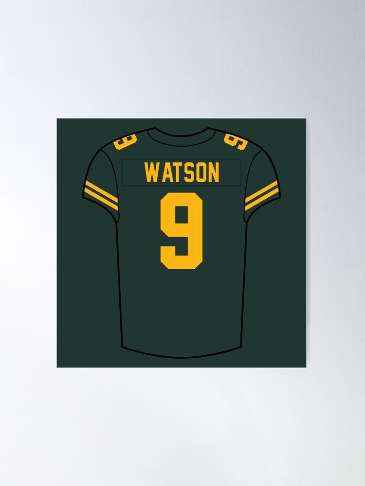 Christian Watson 9 Green Bay Packers football player pose poster