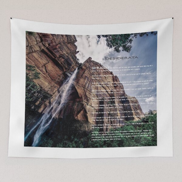 Item preview, DESIDERATA Yosemite Falls designed and sold by Daniel Hagerman.