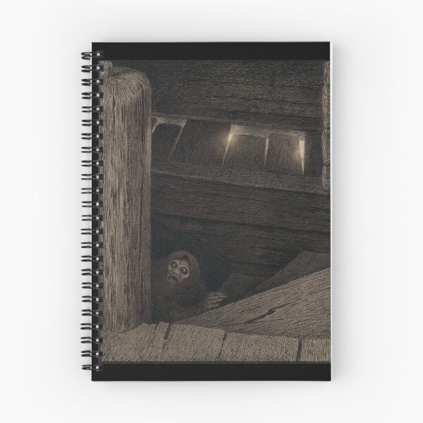 Item preview, Theodor Kittelsen Illustration of the Black Death Plague on the stairs designed and sold by TeeARTHY.